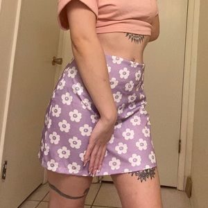 Lilac A-line Skirt